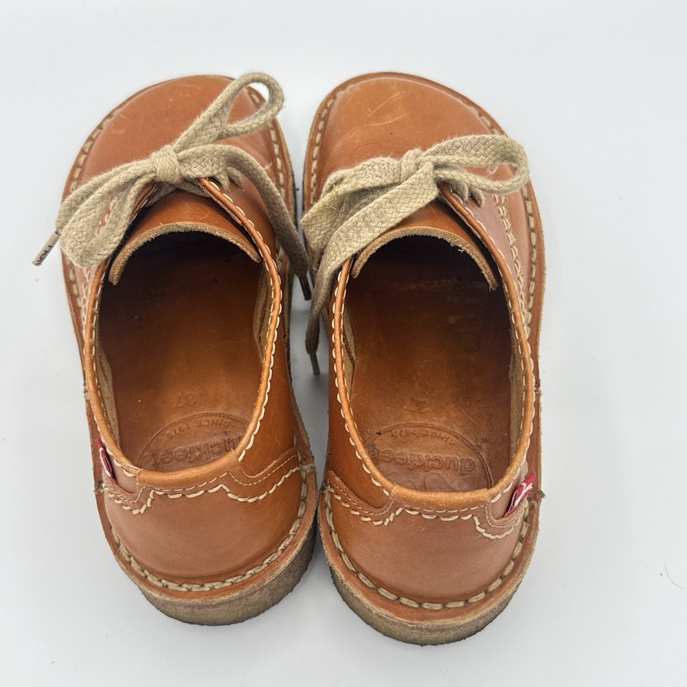 DUCKFEET JYLLAND BROWN HANDMADE SHOES – SIZE EU 37 US Women 6.5 Derby Minimalist - Picture 6 of 8